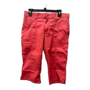 Lee Relaxed Fit Mid Rise Capri Pant Size 10 (medium)